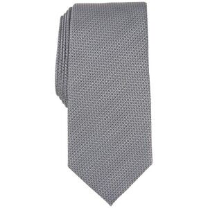 Alfani‎ Tie Mens Gray Sawyer Solid Textured Necktie NWT